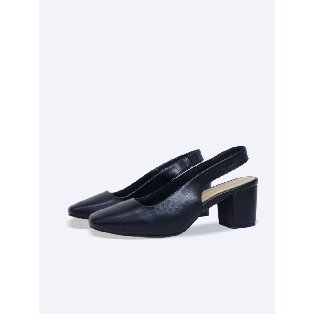 Giày công sở da thật slingback 5cm - SALSA