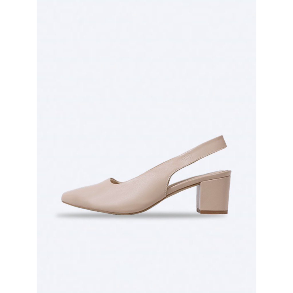 Giày công sở da thật slingback 5cm - SALSA