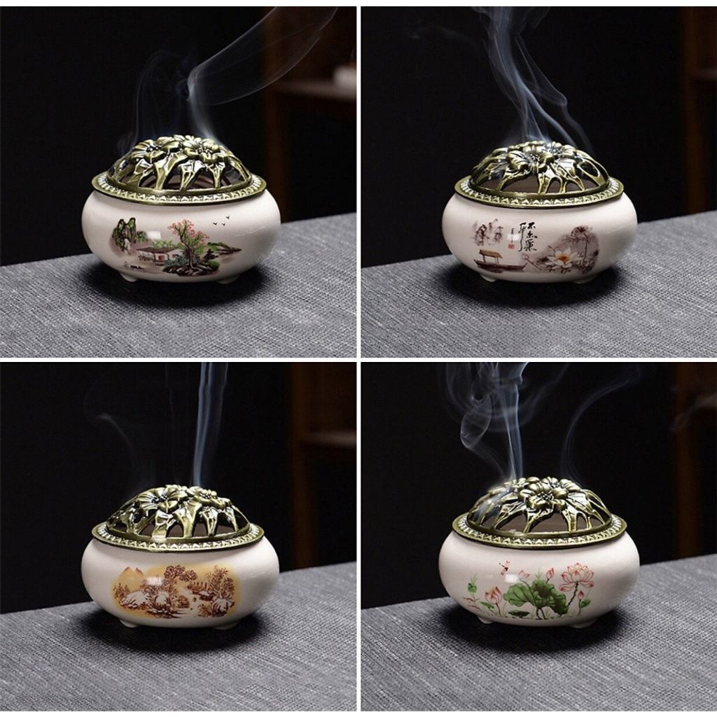 Lư Sứ Xông Nụ Trầm