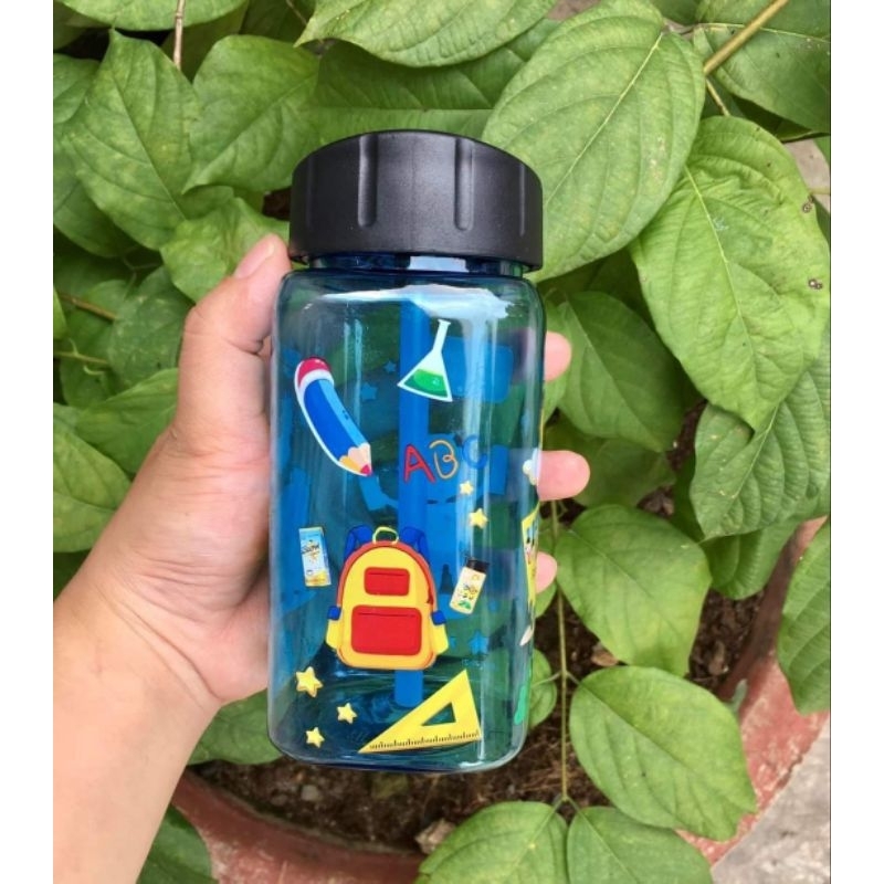 BÌNH NƯỚC CÓ ỐNG HÚT 500ml