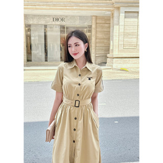 Tracy dress - váy sơ mi nâu
