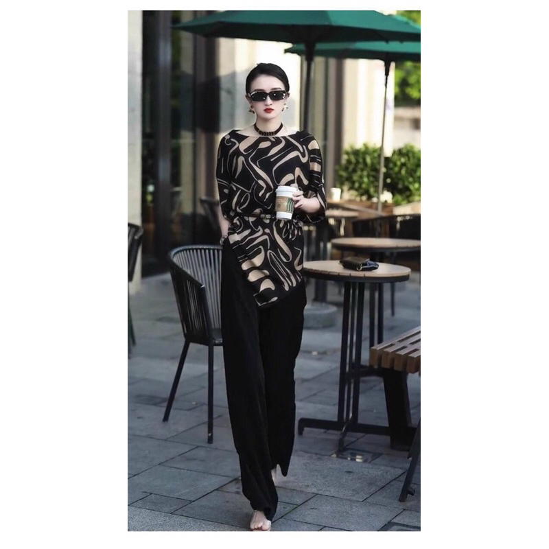 Set bộ lụa thời trang ca cấp. Nhập QC