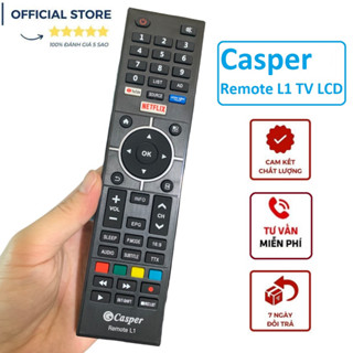 Điều khiển tivi Casper Smart/LCD chuẩn sịn, remote casper L1 các dòng 32inh 43inh 32HX6200 43FX6200 - Hàng mới