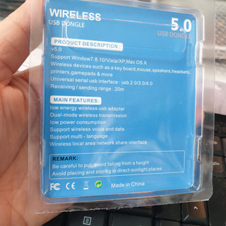 USB Bluetooth CSR V5.0/ V4.0 Dongle Adapter, không cần cài đặt driver