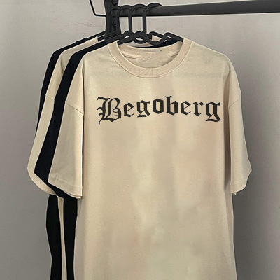 Áo thun PEARDODO 100% cotton dáng rộng in họa tiết thời trang unisex