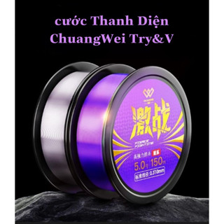 Cước Câu Cá Thanh Diện của ChuangWei Try&V , Chuyên dùng làm trục thẻo , chống mài mòn , chống xoắn , chống đứt ngang
