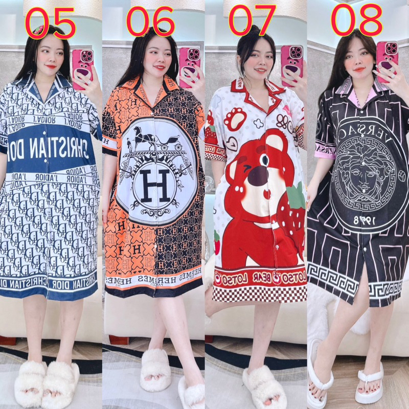 ĐẦM PIJAMA BIGSIZE 50kg-80kg