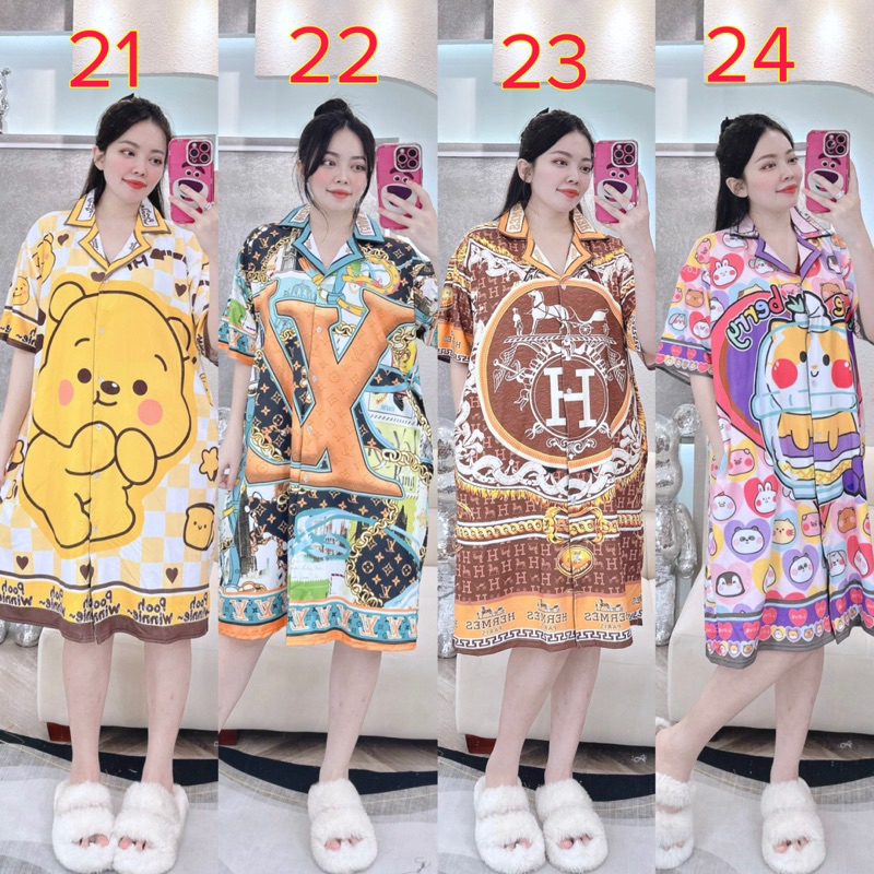 ĐẦM PIJAMA BIGSIZE 50kg-80kg