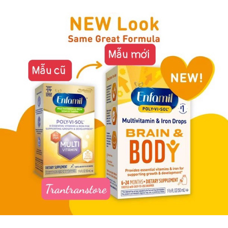 Siro vitamin tổng hợp Enfamilk Multi Vitamin của Mỹ