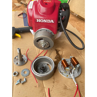 Bộ phát điện ráp cho máy phát cỏ phát ra điện 220v
