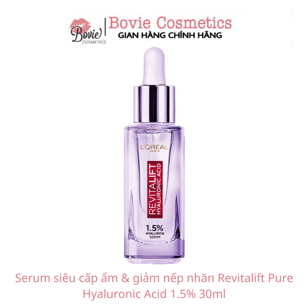 Tinh chất dưỡng da Serum cấp ẩm & giảm nếp nhăn L'Oréal Loreal Revitalift Pure Hyaluronic Acid 1.5% 30ml