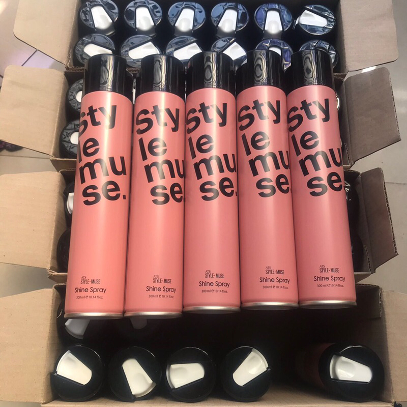Xịt phun sương tạo độ bóng lộng lẫy cho mái tóc ATS Stylemuse Shine Spray
