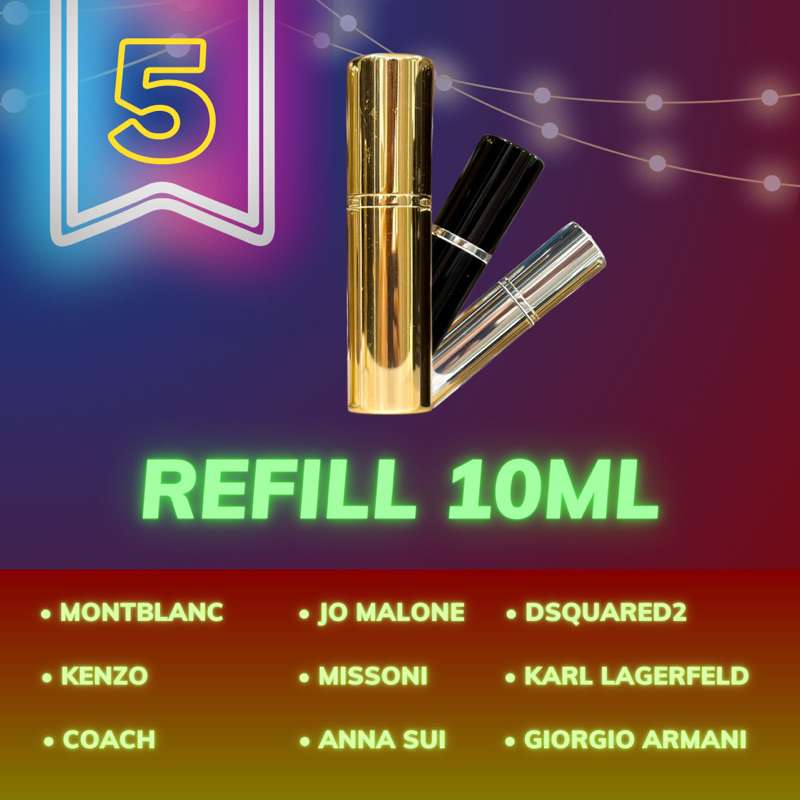MẪU THỬ NƯỚC HOA refill 10ml