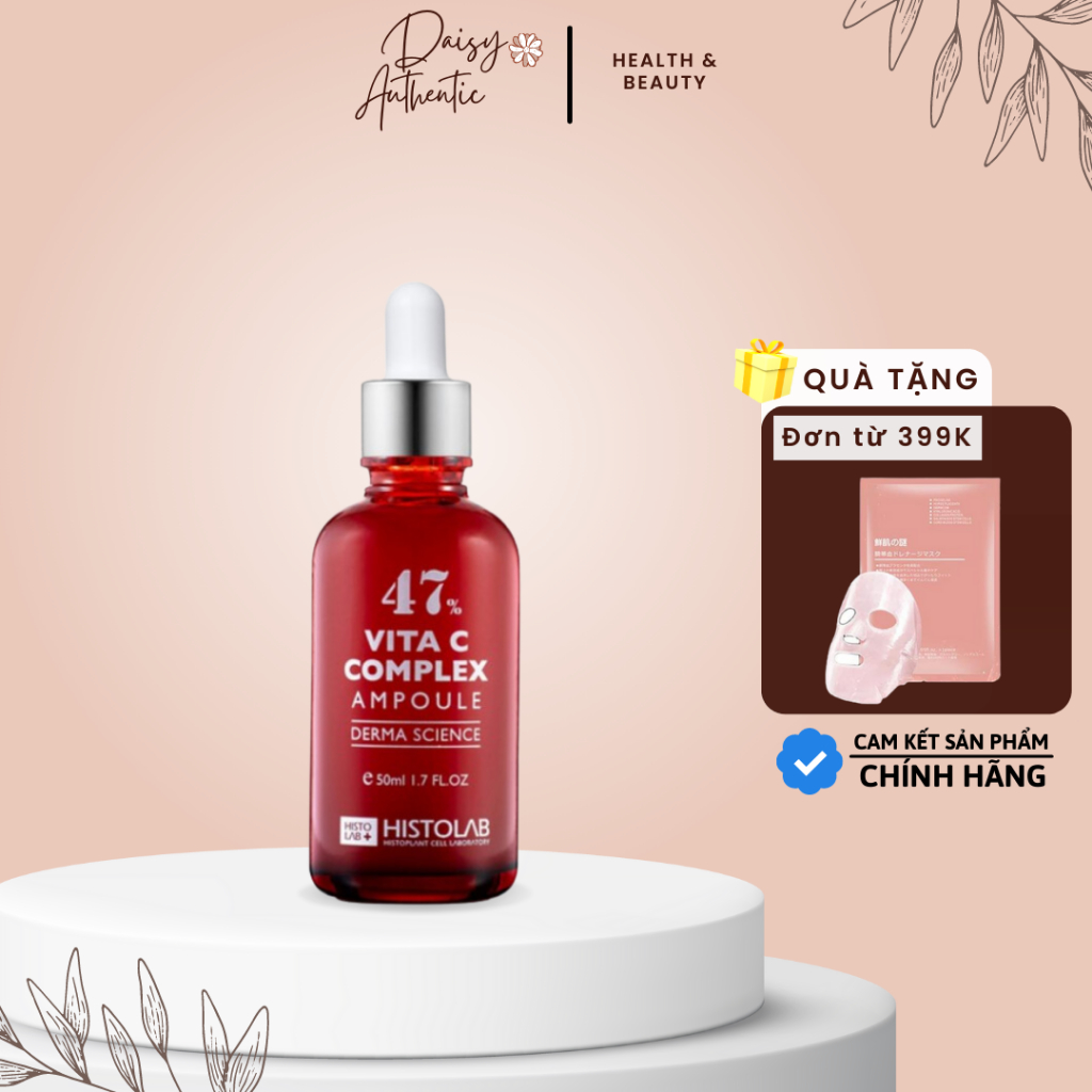 Serum HISTOLAB Vitamin C COMPLEX AMPOULE 47% 50ml - Tinh chất dưỡng trắng da