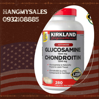Viên uống bổ khớp Glucosamine và Chondroitin mẫu mới, hộp 280 viên
