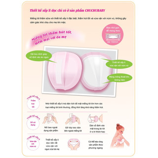 Miếng Lót Thấm Sữa ChuchuBaby 130 miếng