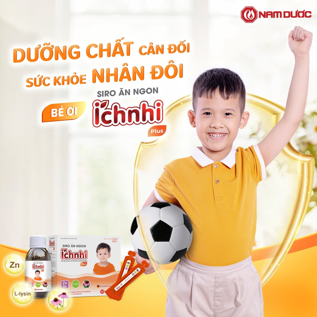 Siro ăn ngon Ích Nhi Plus 100ml (Dạng ống)