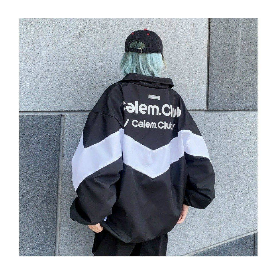 Áo Khoác Dù 2 Lớp Calem.Club Form Rộng  phối màu, Áo Khoác Gió Unisex Nam Nữ