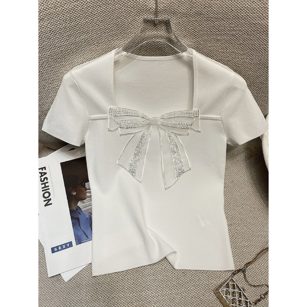 Áo Bigsize Nữ Tú Mỡ Áo Kiểu Bigsize Kết Nơ Thiết Kế Thon Gọn Thích Hợp Đi Chơi Đi Tiệc Đủ Size 50-80kg AK0153