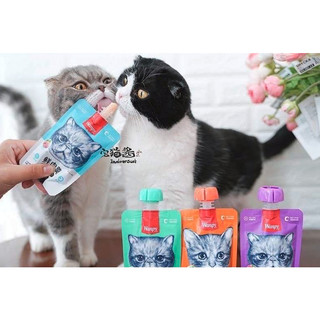 Súp Thưởng Nắp Vặn Wanpy Mèo Mọi Lứa Tuổi