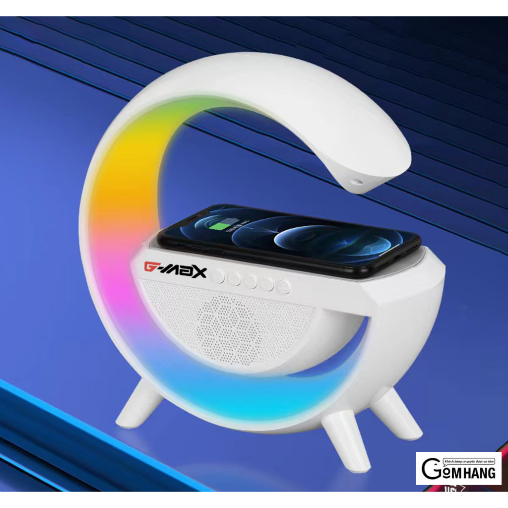 Loa bluetooth G-MAX K10 - Đèn Led kiêm Sạc không dây