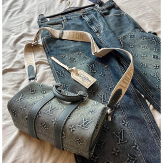 Túi trống Lv Keepall Bandoulière 25 size 25 fullbox vip nam châm tag bạc đẹp sang mã mới W266-25