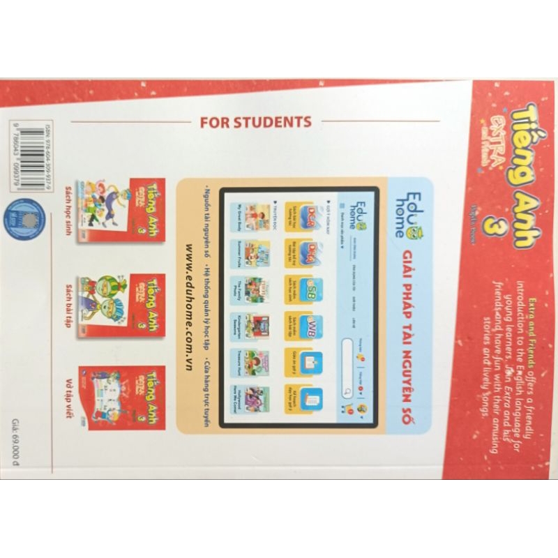 Tiếng Anh lớp 3 Extra and Friends Pupil's Book