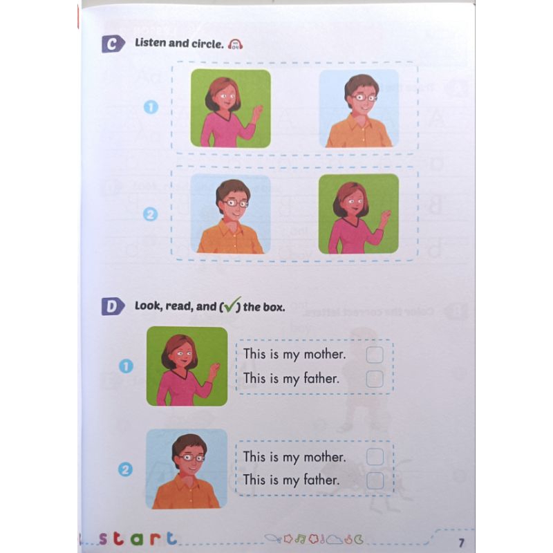 Tiếng Anh lớp 1 Smart Start Work Book