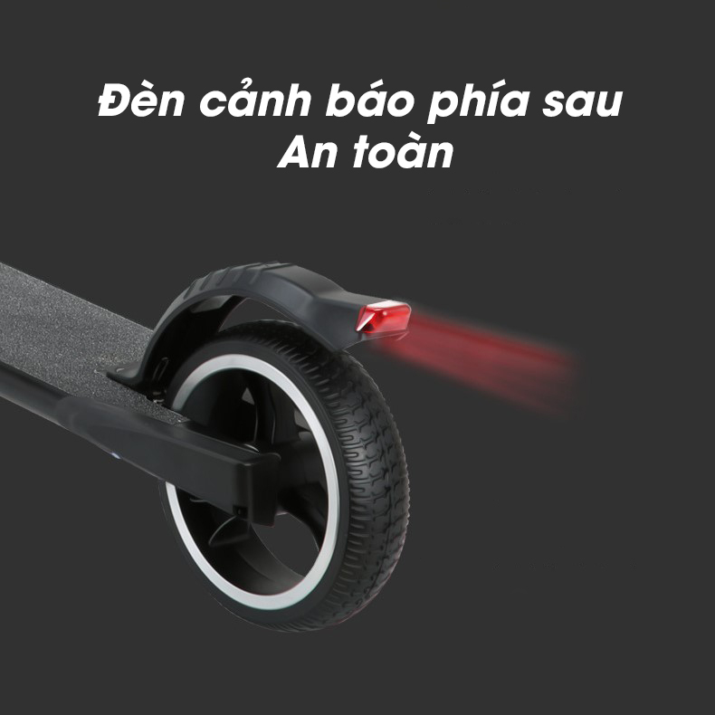 Xe scooter điện người lớn pin 8Ah tốc độ 25km/h đồng hồ điện tử có thêm 2 bánh dễ dàng gấp gọn