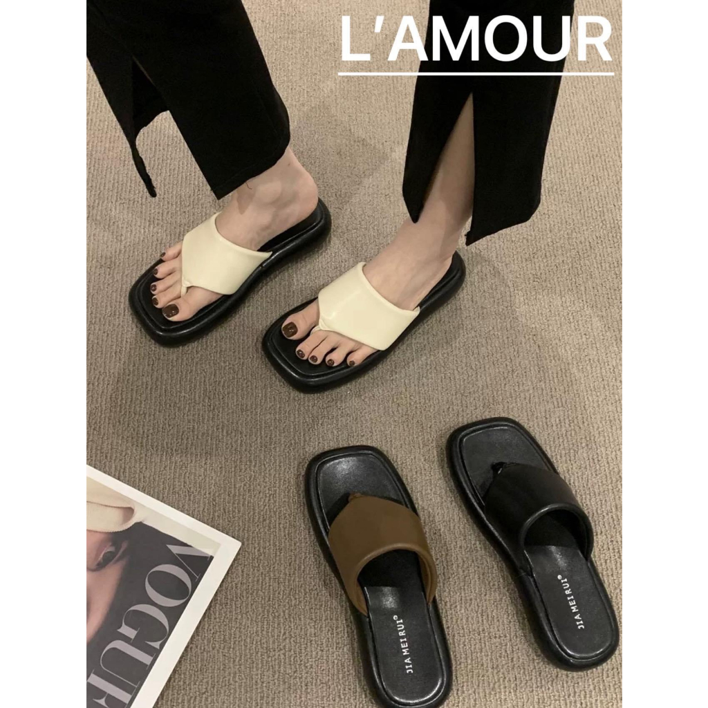 Dép sandal xỏ ngón đế dày 5cm chống trượt thoải mái phong cách hàn quốc cho nữ new 2023 - Levis Sandals