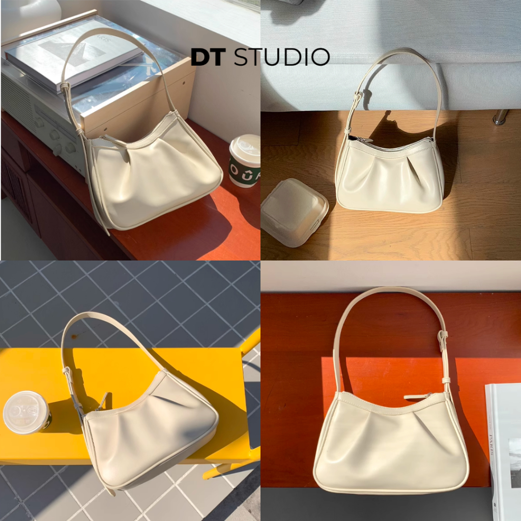 Túi xách nữ DTSTUDIO túi đeo vai kiểu túi đám mây Hàn Quốc nhẹ nhàng DT005