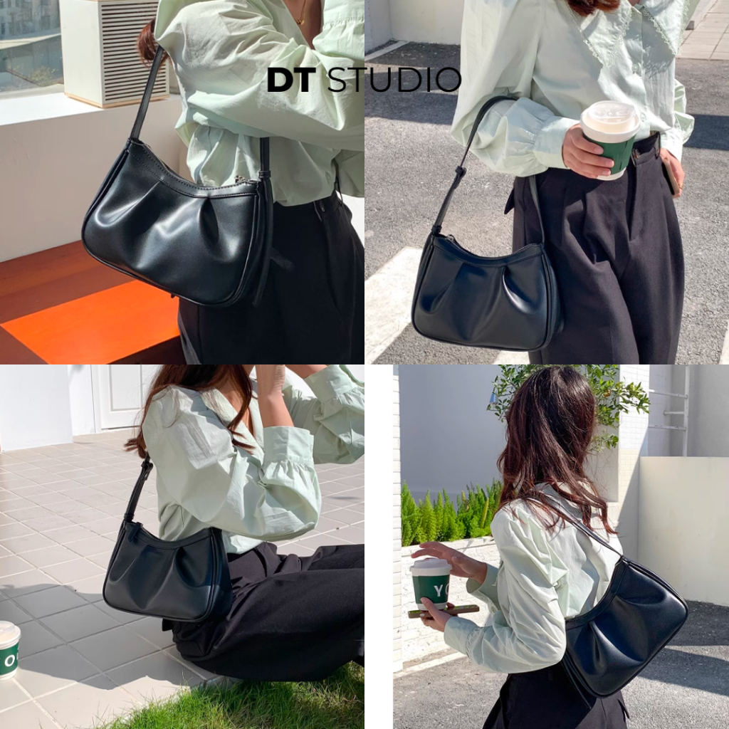 Túi xách nữ DTSTUDIO túi đeo vai kiểu túi đám mây Hàn Quốc nhẹ nhàng DT005