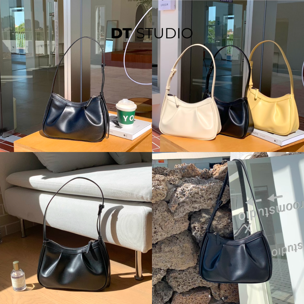 Túi xách nữ DTSTUDIO túi đeo vai kiểu túi đám mây Hàn Quốc nhẹ nhàng DT005