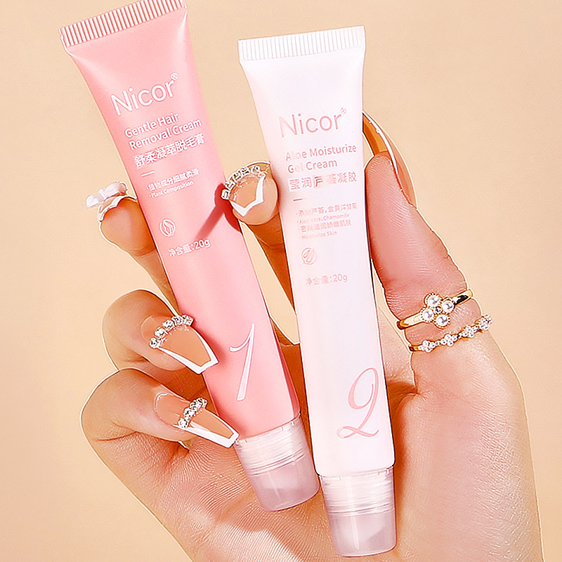 Kem tẩy lông Nicor ​​Kem tẩy lông mặt và môi nhẹ nhàng không gây kích ứng
