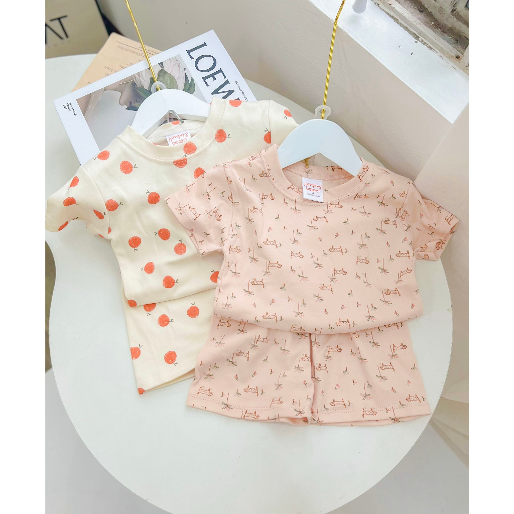 (Link 1) Bộ thun ngắn Bigbaby chất thun cotton hàng xuất mềm mát họa nhiều đáng yêu cho bé 10-22kg