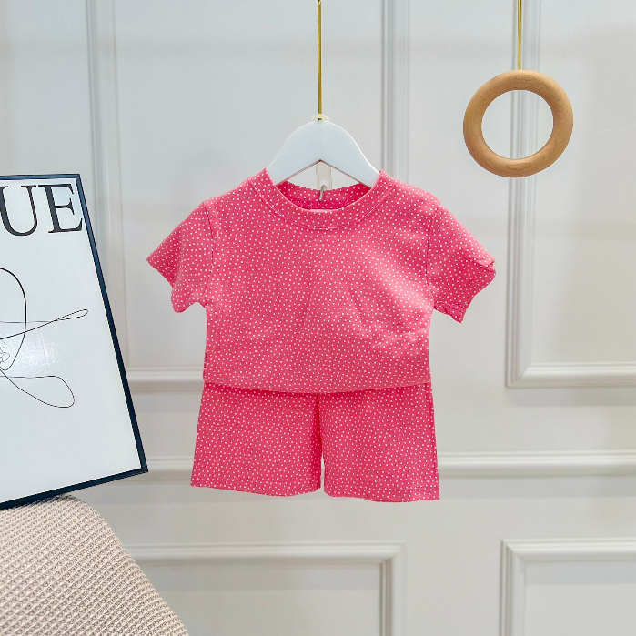 (Link 1) Bộ thun ngắn Bigbaby chất thun cotton hàng xuất mềm mát họa nhiều đáng yêu cho bé 10-22kg