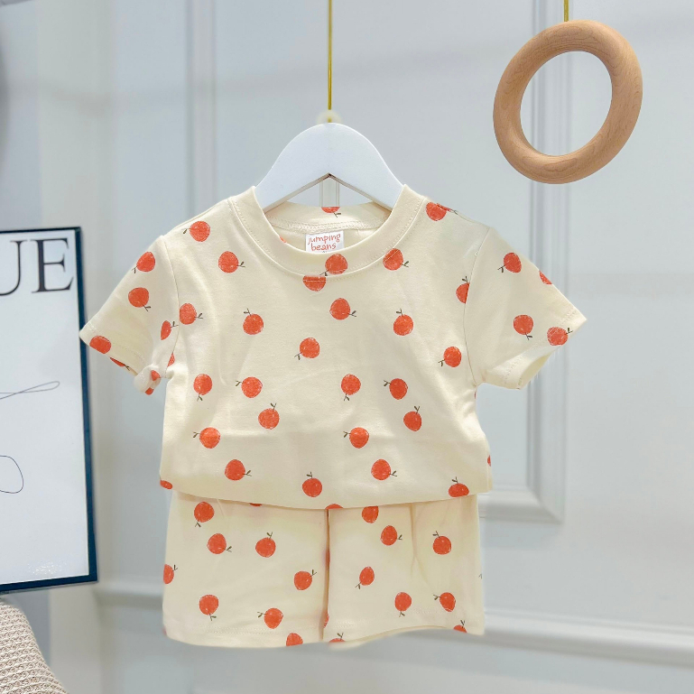 (Link 1) Bộ thun ngắn Bigbaby chất thun cotton hàng xuất mềm mát họa nhiều đáng yêu cho bé 10-22kg