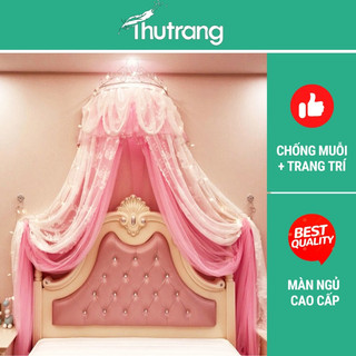 Màn ngủ công chúa diềm sò siêu đẹp [Màn ngủ công chúa Thu Trang]