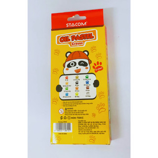 Sáp dầu Stacom 12 màu OP212 (set 3 hộp)