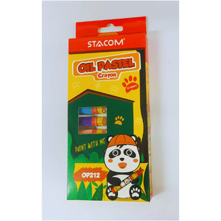 Sáp dầu Stacom 12 màu OP212 (set 3 hộp)