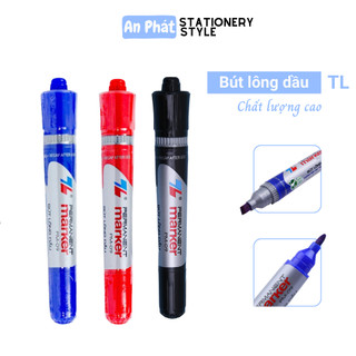 Bút lông dầu Thiên Long PM09 mực xanh đen đỏ, bút Thiên Long viết trơn mượt màu mực đậm tươi
