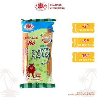 Xúc Xích Bò Tiệt Trùng Everyday 25g x 10 cây/túi - Đồ Hộp Hạ Long