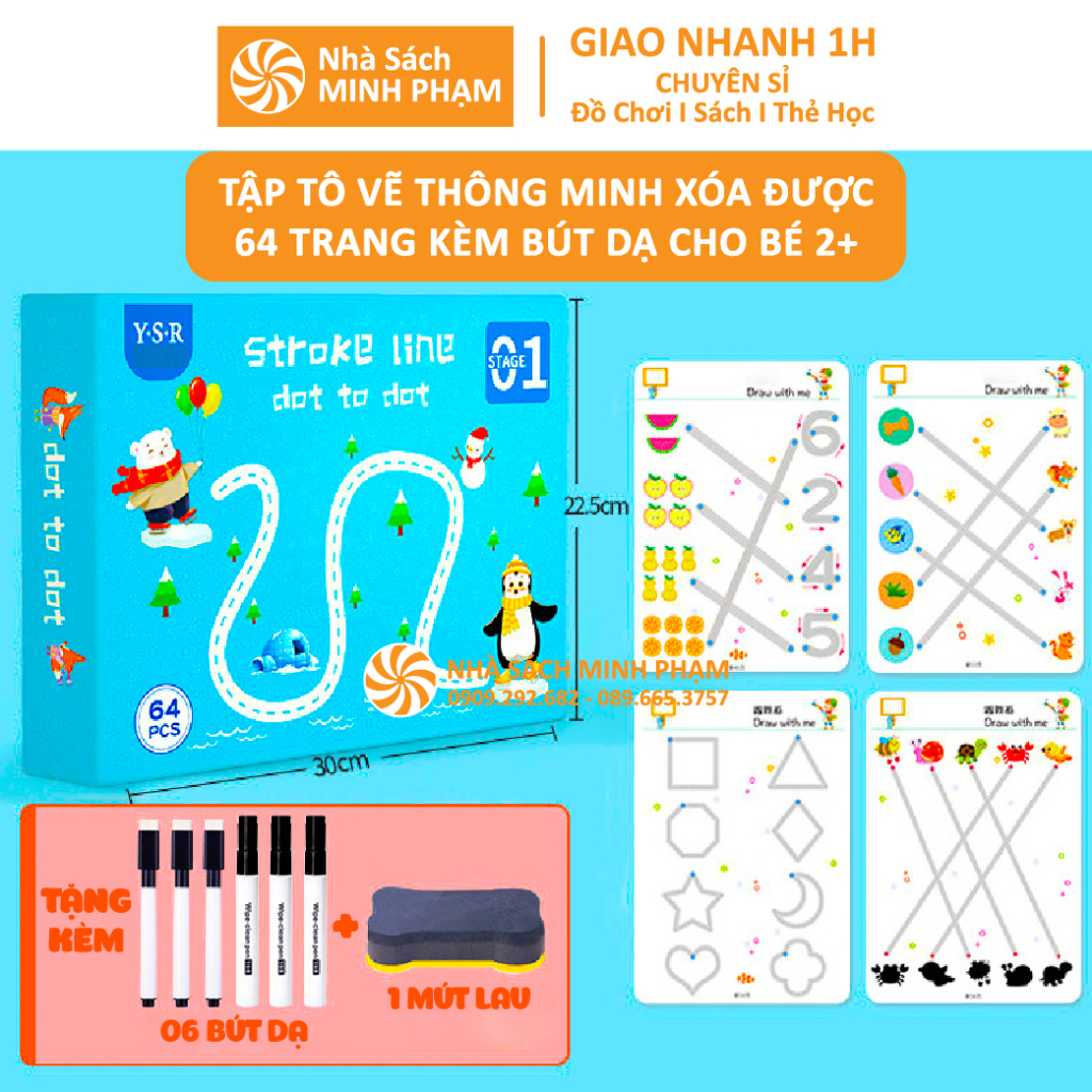Sách - Học Liệu Bóc Dán Montessori Thông Minh - Đồ Chơi Giáo Dục Sớm Cho Bé Tái Dùng Nhiều Lần