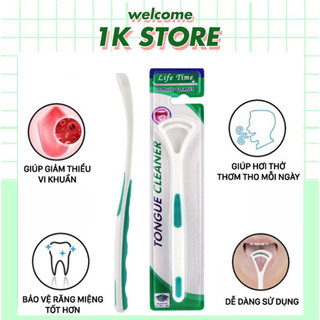 Dụng cụ vệ sinh lưỡi tongue cleaner - cây rơ lưỡi thông minh tongue cleaner - dụng cụ cạo lưỡi vệ sinh lưỡi