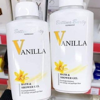 Sữa tắm, dưỡng thể Vanilla Bettina Barty Germany 500 ml