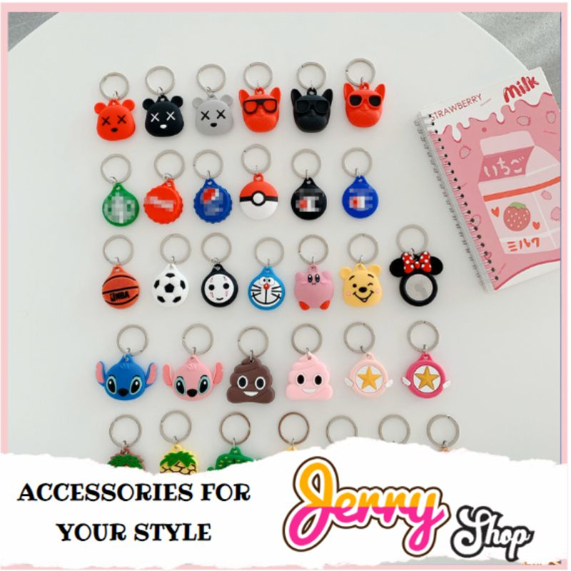 Vỏ Bọc Bảo Vệ  Airtags Nhiều Mẫu Hoạt Hình Bằng Silicon Chống Thất Lạc Thiết Kế Đáng Yêu Tiện Lợi - Jerry Shop