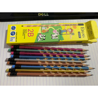 Bút chì gỗ 2b eras định vị 3 cạnh e609