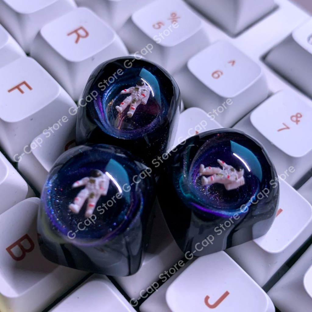Artisan/Nút bàn phím resin Phi hành gia“Lạc trôi” V2