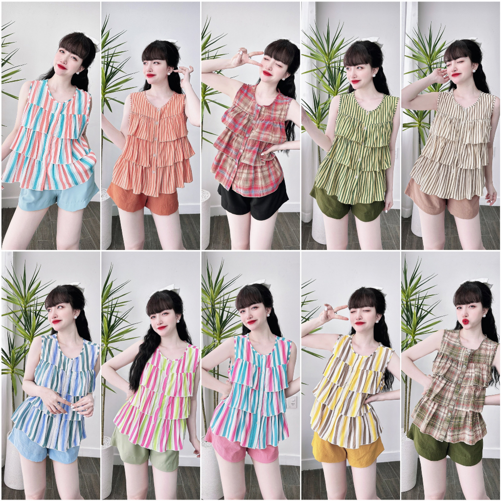 Bộ đồ ngủ nữ cao cấp VY LINH quần đùi áo cộc chất linen mềm mại thoáng mát dễ chịu s1007