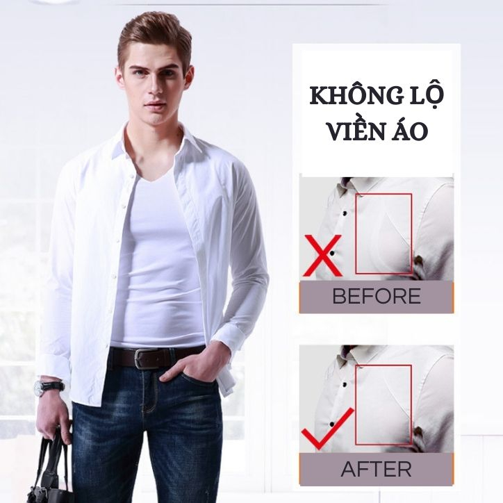 Áo ba lỗ, áo tập gym, áo lót nam cá tính năng động thiết kế không viền
